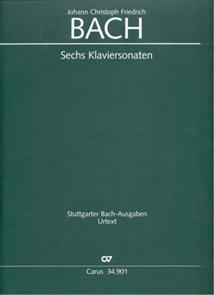 Bach, Johann Christoph Friedrich: Sechs Sonaten